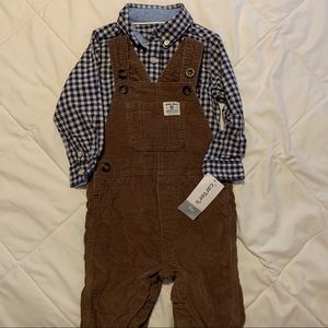 Carter’s baby boy overall outfit